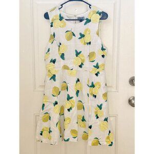 Cynthia Rowley White Dress with Lemon Print